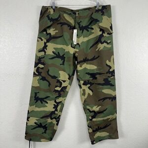 NWT Cold Weather Men XL Regular Camo Pants Trousers Woodland GORE TEX SEAM